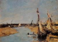 Boudin, Eugene - Trouville, the Jettys, Low Tide